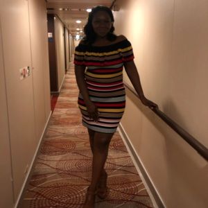 Off the shoulder dress